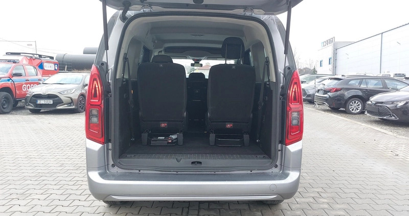 Toyota Proace City Verso cena 133900 przebieg: 25349, rok produkcji 2022 z Szczytna małe 407